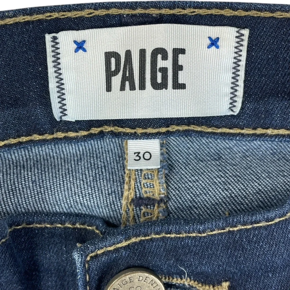 Paige Verdugo Ankle‎ Jeans Women's 30 Dark Wash Skinny Stretch Denim USA